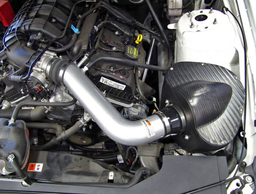 K&N 69-3529TP Typhoon Performance Air Intake System for 2011-2014 Ford Mustang - Polished Tube