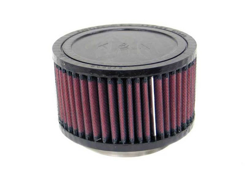K&N RU-2420 Universal Clamp-On Air Filter - Round Straight, Cotton Gauze, 5" OD x 3" H