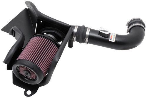 K&N 69-9504TTK Typhoon Cold Air Intake System for 2008-2017 Audi VW A3 GTI Jetta Passat Tiguan - Textured Black Tube, 9.19 HP Gain