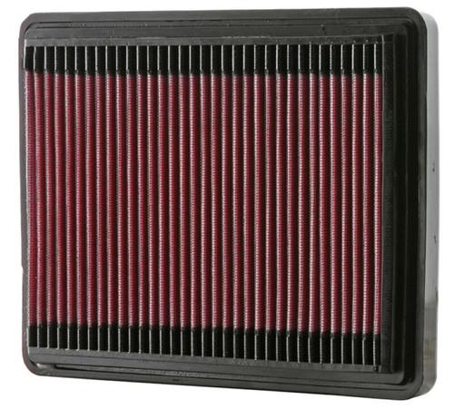 K&N 33-2081 High-Flow Replacement Panel Air Filter for 1986-1989 Porsche 944 - 10x7.625x1.25 in, Cotton Gauze