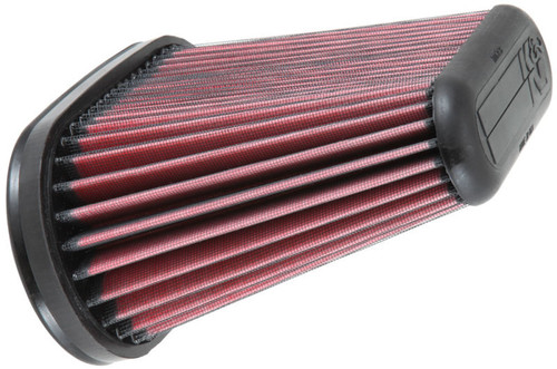 K&N E-0665 Unique Replacement Air Filter for 2013-2019 Porsche 718 Boxster Cayman - Red Cotton Gauze, Lifetime Warranty