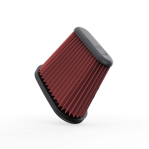 K&N E-0665 Unique Replacement Air Filter for 2013-2019 Porsche 718 Boxster Cayman - Red Cotton Gauze, Lifetime Warranty