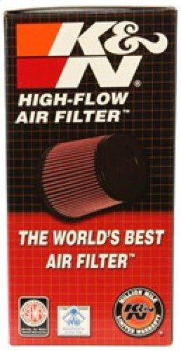 K&N RU-2510 Universal Clamp-On Air Filter - Round Tapered, Cotton Gauze, 5.375" OD x 3.5" H