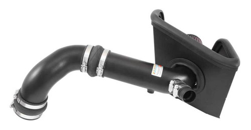 K&N 69-9506TTK Typhoon Cold Air Intake System for 2015-2026 Audi VW A3 Golf GTI Jetta - Textured Black Tube, 12.85 HP Gain