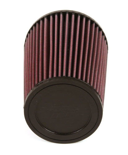 K&N RU-2590 Universal Clamp-On Air Filter - Round Tapered, Cotton Gauze, 3" OD x 2.5" H