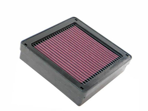 K&N 33-2105 High-Flow Replacement Panel Air Filter for 1997-2007 Mitsubishi Lancer Mirage Outlander - 8.313x8.063x2 in