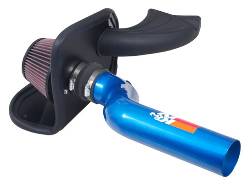 K&N 69-3539TB Typhoon Performance Air Intake System for 2016-2018 Ford Focus - Candy Blue Tube