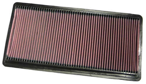 K&N 33-2111 High-Flow Replacement Panel Air Filter for 1996-2004 Chevy Corvette Express GMC Savana - 16.063x8 in