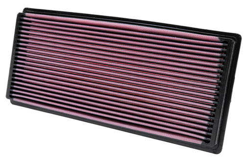 K&N 33-2114 High-Flow Replacement Panel Air Filter for 1997-2006 Jeep TJ &amp; Wrangler - 13.438x6.25x1.125 in