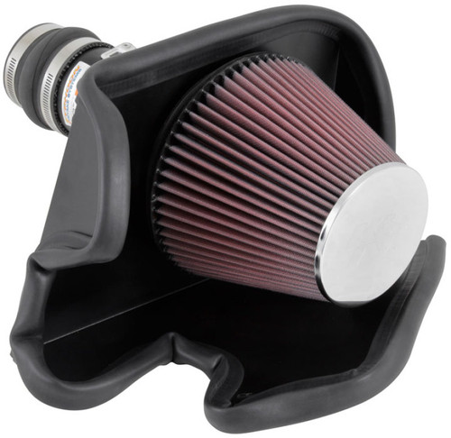 K&N 69-7063TTK Typhoon Cold Air Intake System for 2013-2017 Nissan Altima / INFINITI - Black Tube, 7.1 HP Gain