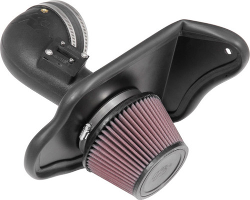 K&N 57-3100 57 Series FIPK Performance Air Intake System for 2016-2017 Cadillac ATS - Red Cotton Gauze Filter, Gen II