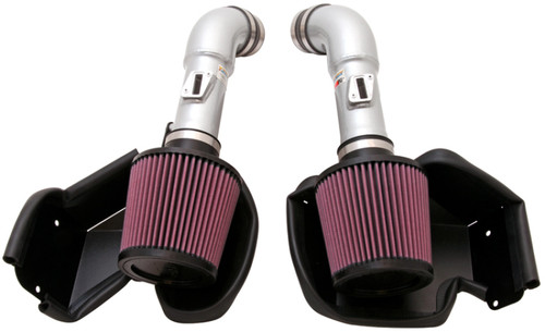 K&N 69-7078TS Typhoon Cold Air Intake System for 2008-2020 INFINITI G37 / Nissan 370Z - Silver Tube, 14.2 HP Gain