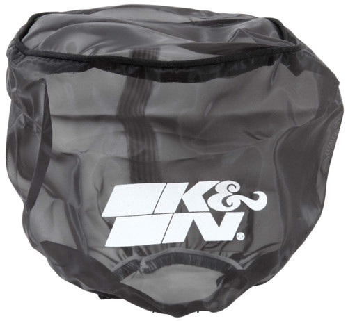 K&N 22-8045DK Black Drycharger Round Straight Air Filter Wrap - 6in Dia, 6in H, Silicone Polyester, 1-Year Warranty