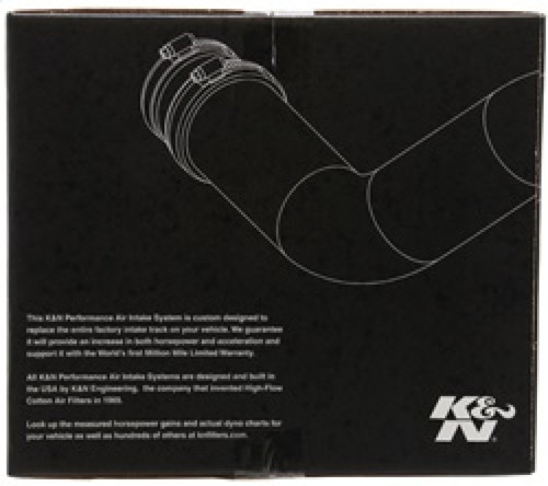 K&N 69-7085TS Typhoon Cold Air Intake System for 2019-2025 Nissan Altima - Silver Tube, 5.2 HP Gain