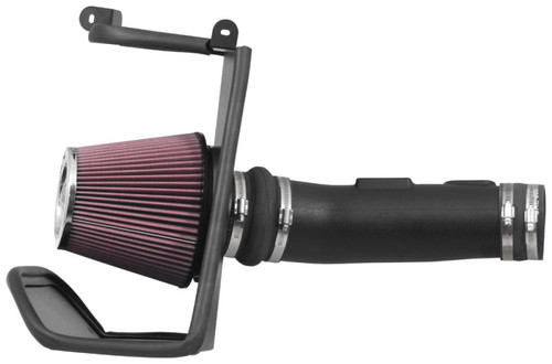 K&N 63-6018 63 Series AirCharger Performance Air Intake System for 2011-2024 INFINITI, Nissan Armada, QX56, QX80 - Red Cotton Gauze Filter