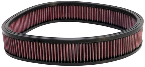 K&N E-3735 Round Replacement Air Filter - Red Cotton Gauze, Washable, Lifetime Warranty