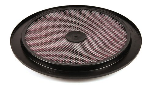 K&N 66-1401 X-Stream Top Filter - 14in Round Lid, Black Powder Coated