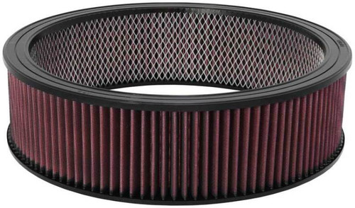 K&N E-3750 Round Replacement Air Filter - Red Cotton Gauze, Washable, Lifetime Warranty