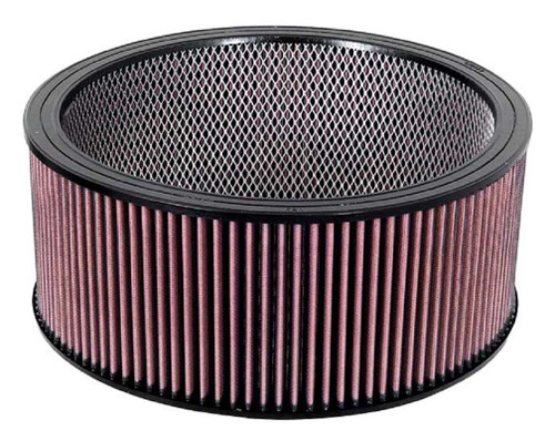 K&N E-3770 Round Replacement Air Filter - Red Cotton Gauze, Washable, Lifetime Warranty