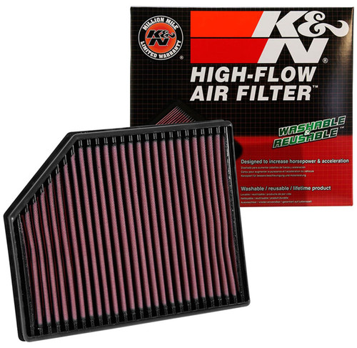 K&N High-Flow Air Filter 33-3065 - Panel Replacement Filter