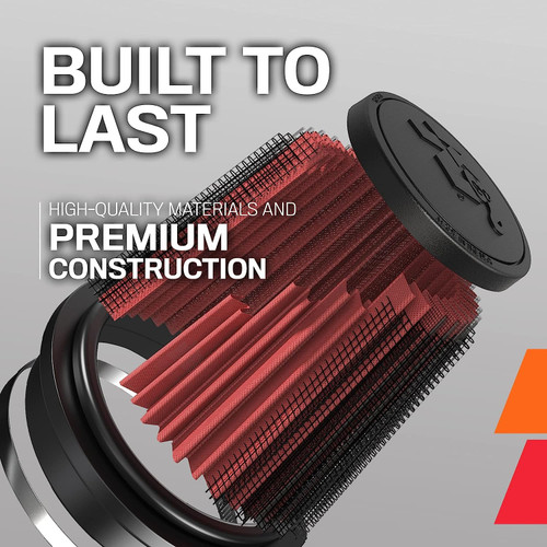 K&N RR-3003 Reverse Conical Universal Air Filter with Inverted Aluminum Top