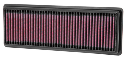 K&N High-Flow Air Filter 33-2487 for 2012-2019 Fiat 500 - Panel Replacement Filter