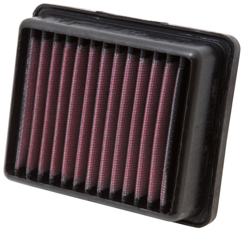 K&N KT-1211 Panel Replacement Air Filter for 2015-2019 KTM Duke - Red Cotton Gauze, Lifetime Warranty