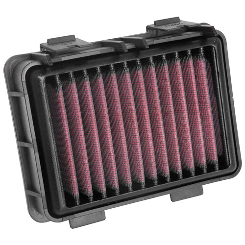 K&N KT-1217 Panel Replacement Air Filter for 2017-2024 KTM Duke - Red Cotton Gauze, Lifetime Warranty