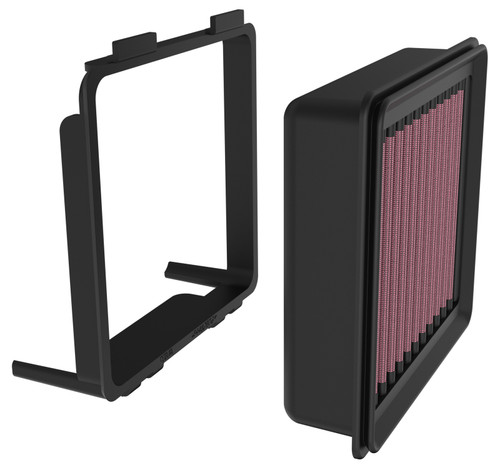 K&N KT-2412 Panel Replacement Air Filter for 2024-2026 KTM Duke - Red Cotton Gauze, Lifetime Warranty