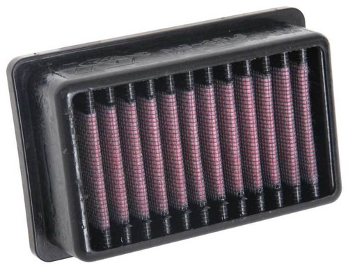 K&N MG-8516 Panel Replacement Air Filter for 2004-2022 Moto Guzzi - Red Cotton Gauze, Lifetime Warranty