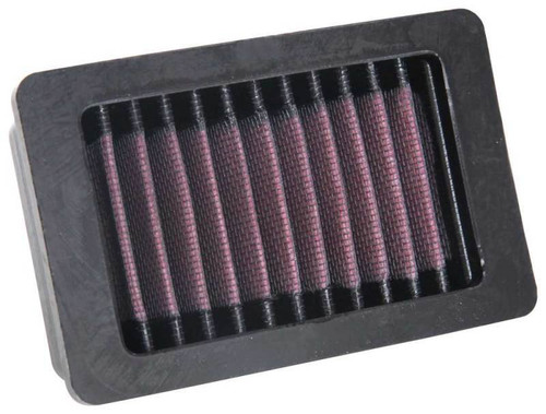 K&N MG-8516 Panel Replacement Air Filter for 2004-2022 Moto Guzzi - Red Cotton Gauze, Lifetime Warranty