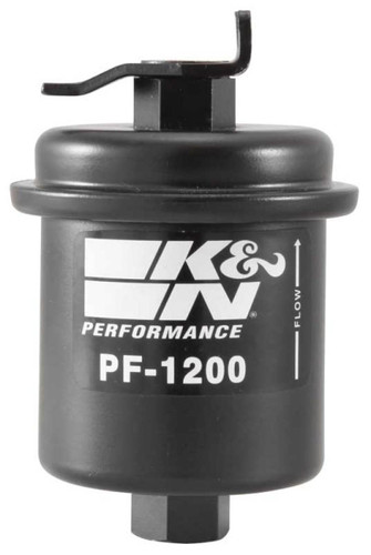 K&N PF-1200 High Performance Fuel Filter with Pump - Cellulose Media, 1 Year Warranty