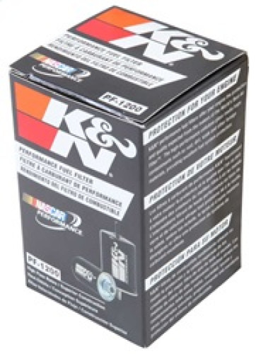 K&N PF-1200 High Performance Fuel Filter with Pump - Cellulose Media, 1 Year Warranty
