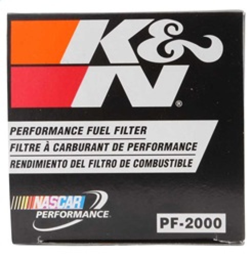 K&N PF-2000 High Performance Fuel Filter - Cellulose Media, 1 Year Warranty