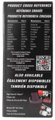 K&N PF-2000 High Performance Fuel Filter - Cellulose Media, 1 Year Warranty