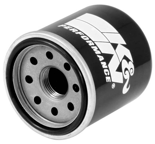 K&N KN-153 Spin-On Oil Filter with 17mm Nut - High Flow Media, 1 Year Warranty