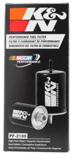K&N PF-2100 High Performance Fuel Filter - Cellulose Media, 1 Year Warranty