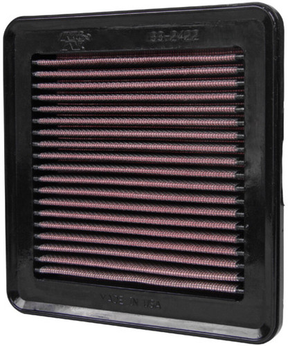 K&N High-Flow Air Filter 33-2422 for 2009-2014 Honda City Fit - Panel Replacement Filter