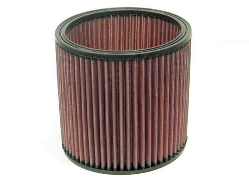 K&N E-3346 Round Replacement Air Filter - Red Cotton Gauze, Washable, Lifetime Warranty