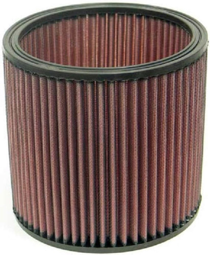 K&N E-3346 Round Replacement Air Filter - Red Cotton Gauze, Washable, Lifetime Warranty