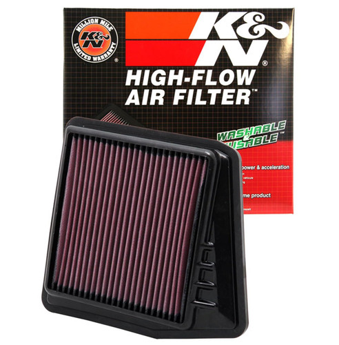 K&N High-Flow Air Filter 33-2430 for 2009-2014 Acura TSX - Panel Replacement Filter