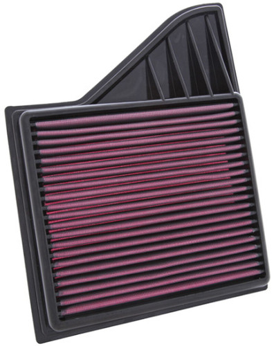 K&N High-Flow Air Filter 33-2431 for 2010-2014 Ford Mustang - Panel Replacement Filter