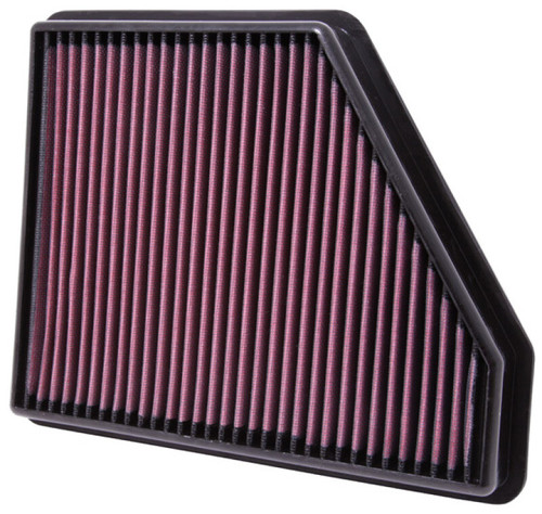K&N High-Flow Air Filter 33-2434 for 2010-2015 Chevrolet Camaro - Panel Replacement Filter