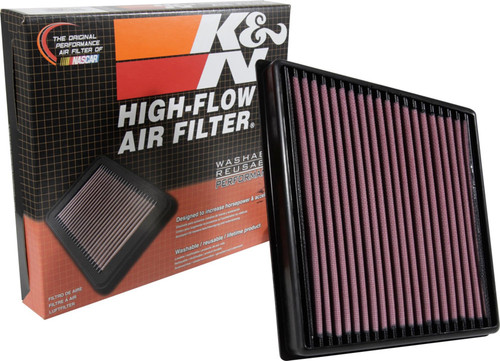 K&N High-Flow Air Filter 33-3074 - Panel Replacement Filter
