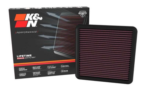 K&N High-Flow Air Filter 33-5131 for 2022-2026 Hyundai Elantra N - Panel Replacement Filter