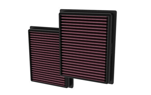 K&N High-Flow Air Filter 33-5135 (Set of 2) for 2023-2026 BMW X5 X6 X7 XM - Panel Replacement Filter