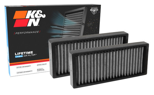 K&N VF1002 Washable Cabin Air Filter for 2004-2015 Nissan Armada TITAN INFINITI QX56 (2 Pack)