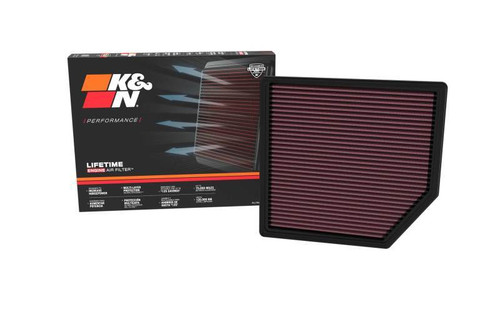 K&N High-Flow Air Filter 33-5143 for 2023-2026 Chevrolet GMC Canyon Colorado - Panel Replacement Filter