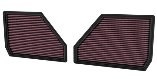 K&N High-Flow Air Filter 33-5144 (Set of 2) for 2020-2026 BMW X5 X6 X7 XM - Unique Replacement Filter