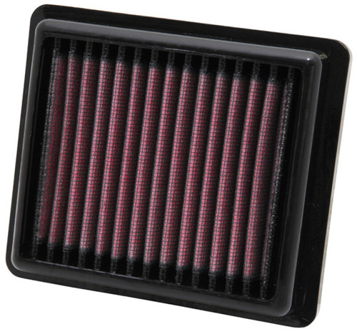 K&N HA-0502 Panel Replacement Air Filter for 2002-2025 Honda Metropolitan Ruckus - Red Cotton Gauze, Lifetime Warranty